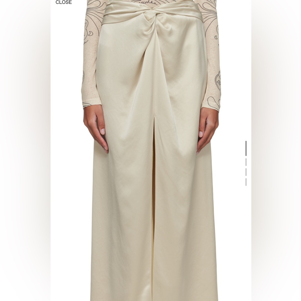 Elegant Cream Wide-Leg Pants
